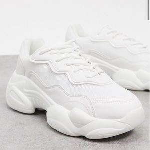 ASOS white chunky sneakers